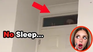 it WATCHES her SLEEP at NIGHT!! *scary*