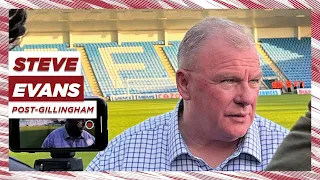 Steve Evans' reaction | Gillingham 1-1 Stevenage