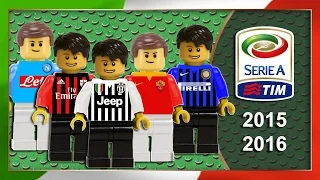 Serie A 2015/16 Sintesi e Goal campionato in Lego Calcio - Film Lego Football Highlights