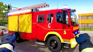 Emergency Call 112 - French Volunteer Fire Brigade Responding! (First Person View)