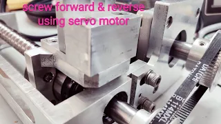 Forward and reverse of screw using servo & PLC with DPLSR/DPLSY instructions