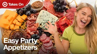 4 Quick & Easy Appetizer Recipes For Your Next Party! Ft. Alix Traeger | Target Takes On