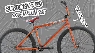 Subrosa Malum 26 BMX Bike 2016