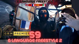 THIS GUY IS TALENTED!! | S9 - 6 Language Freestyle 2 #6Languages [Music Video]🇦🇱 | [REACTION]