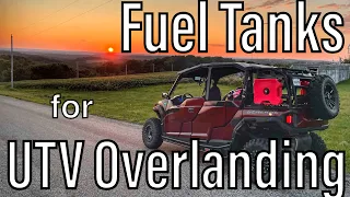 UTV Overlanding Rotopax Fuel and Water Tanks for 2021 Polaris General 1000 SXS   2021 Razorback Rack