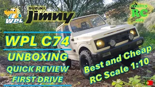 WPL C74 Suzuki Jimny - Unboxing + Review + First Drive