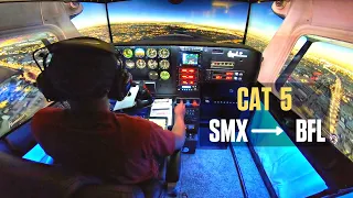 FLYING To Bakersfield (KBFL) | Pilotedge CAT 5 Flight | Home Sim Pilot | Xplane 11 50 Vulkan b9
