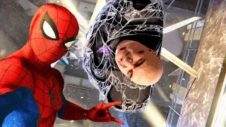 Spider-Man PS4 All King Pin Cut Scenes at Fisk Tower [The Main Event Mission]