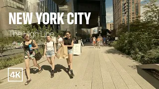 [4K] New York City 🗽 Summer Walk - The High Line [Aug. 2022]