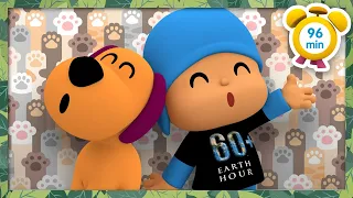 🐱 POCOYO in ENGLISH - Earth Hour: Pets [96 min] | Full Episodes | VIDEOS and CARTOONS for KIDS