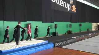 Teamgym Danmark EC2014 Junior Men Tumbling Test