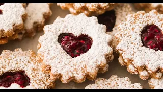 Linzer Christmas Cookies (Gluten Free, Vegan, Paleo)