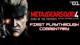 Metal Gear Solid 4: Guns of The Patriots | First Playthrough Part 1 (PS3)