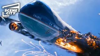 White House Down: Air Force One is Destroyed Scene