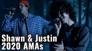 Shawn Mendes & Justin Bieber's Emotional 'Monster' Performance at 2020 AMAs