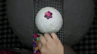 Button bowl using balloon | button bowl | Button bowl DIY gone wrong