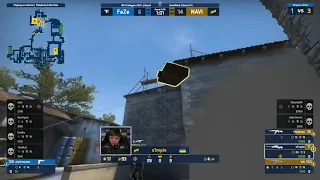 Simple 3 vac kill - FAZE VS NAVI - IEM COLOGNE 2021 - CSGO