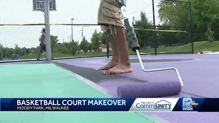 Moody Park basketball courts makeover almost completed