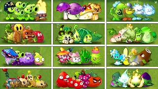 Random 20 Best Team 4 Plants LEVEL 1 Battlez - Who Will Win? - PvZ 2 Team Plant vs Team Plant