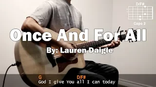 Lauren Daigle - Once And For All Cover With Guitar Chords Lesson