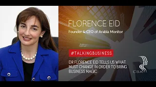An exclusive CSA message from Florence Eid