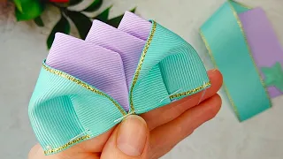 How to EASILY make this Ribbon Bow - Hair Bow Tutorial 🎀
