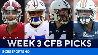 Picks for EVERY Top 25 game in college football [Week 3 Betting Guide] | CBS Sports HQ