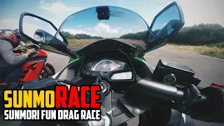 Fun Drag Race | Ninja 250 vs R25 vs CBR250RR
