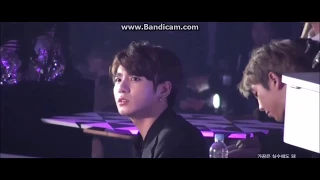 jungkook reaction to emotional singing "breath" by lee hi