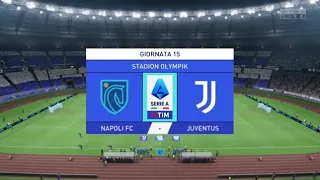 FIFA 23 PS4 / Napoli vs Juventus Serie A Matchday 18 / 13.01.2023 / FULL GAMEPLAY
