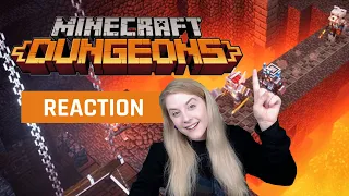 My reaction to the Minecraft Dungeons Trailer | GAMEDAME REACTS