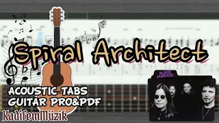 Black Sabbath-Spiral Architect Easy Acoustic Guitar Tutorial Tabs