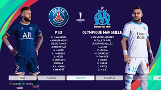 PES 2021 - PSG vs Olympique Marseille | Trophee Des Champions