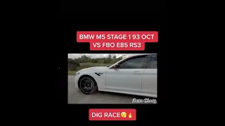 BMW M5 vs Fbo RS3