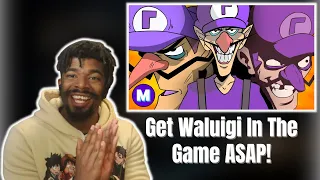 🎵 WALUIGI VS SMASH BROS BATTLE RAP TRILOGY - REMASTERED 🎵 | DTN REACTS