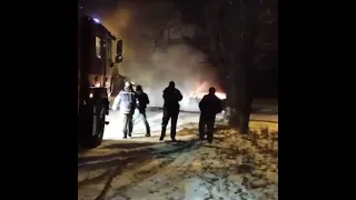 У Глобиному після ДТП загорівся ВАЗ