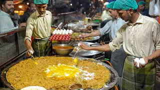 Mouthwatering Scrambled Eggs | 200 Eggs Anda Bhurji Indian Style | Famous Egg Bhurji at Street Food