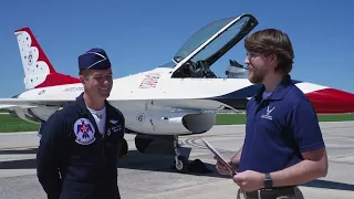 The Great Texas Airshow interview with Maj. Jeffrey “Simmer” Downie, Thunderbird #6