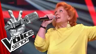 Hildegard Knef - Für mich, soll's rote Rosen regnen (Gabriele Treftz) | The Voice Senior | Audition