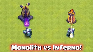 Monolith vs Inferno Tower! - Clash of Clans