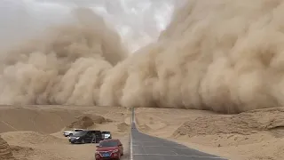 NO COMMENT | Impresionante tormenta de arena en China