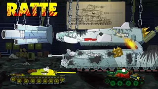 Creation of a secret Ratte - Cartoons about tanks