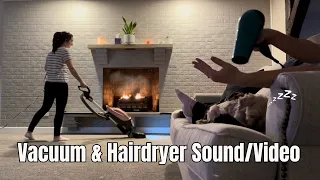 Relaxing Vacuum Cleaner & Hair Dryer Sounds for Sleep | White Noise Blend