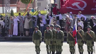 Тула. 6 мая 2017г. Генеральная репетиция парада в честь Дня Победы. (Болохово).