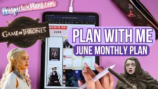 🗓️ Game of Thrones Plan With Me | June 2024 Monthly Plan With Me