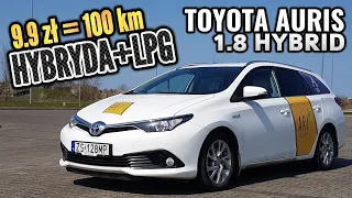 2017 Toyota Auris 1.8 Hybrid + LPG - Ile najmniej spali w mieście?