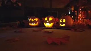 14 projectors using AtmosFEARfx files (clip 24) - Halloween 2017