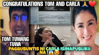 WOW! PAGBUBUNTIS NI CARLA ABELLANA IPINASILIP NA SA PUBLIKO TOM RODRIGUEZ TUWANG TUWA!