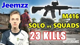 PUBG - Team Liquid Jeemzz - 23 KILLS - SOLO vs SQUADS - M416