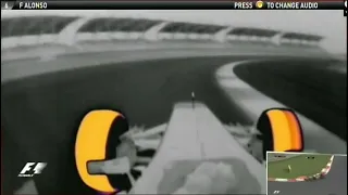 F1, India 2013 (Q2) Fernando Alonso OnBoard (Thermal-Cam)